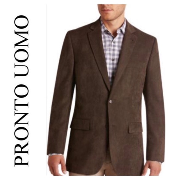 Pronto Uomo Other - PRONTO UOMO | Brown Platinum Corduroy Sport Coat